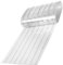 Wedhapy Solapa De Puerta para Casa De Perro 79x7 Pulgadas Transparente a Prueba De Frío Solapas De Repuesto para Puerta De Perro Impermeables Antiestáticas Cortables Tiras De Cortina De Plástico DIY