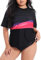 Halcurt UV Shirt Damen UPF 50+ Kurzarm Badeshirt Bademode Schnell Trocknender Swimsuit Große Größen 4X