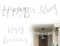 Lhbwhiz Happy Birthday Banner,Glitter zum Aufhängen Girlande Geburtstags Partydeko,für Erwachsene und Kinder Geburtstag Party dekoration Banner(Silber)
