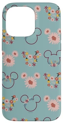 iPhone 14 Pro Max Disney Mickey Mouse Flowers and Daisy Print Case