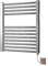 Greened House Electric Chrome Towel Rail 500 wide x 600 high Flat Bathroom Towel Warmer Radiator