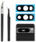 Cemobile - Set di 2 lenti di ricambio per fotocamera posteriore Cemobile Pixel 8 Pro, con adesivo preinstallato e kit di riparazione