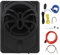 Xiuganpo 10 Subwoofer Accionado del Coche 800W, Subwoofer Delgado para Automóvil con Alimentación Debajo del Asiento y Luz LED de Ambiente, Amplificador (Luz Ambiental Colorida con
