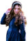 Leonardo Carbone® Damen Kopfbedeckung Samthaube Elaine | Perlenverzierung | Mittelalterliches Design | Karneval, Halloween, Cosplay, LARP, Haube, Hut, Kopfschmuck | 100% Baumwolle Schwarz