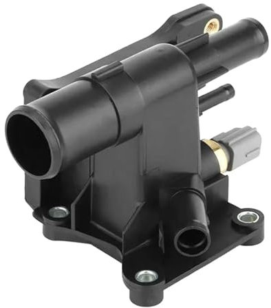 Car Engine Thermostat LF94-15-17Z Kühlmittelthermostat Thermostat Montage Auto/Fit for Mazda 3 5 6 CX-7 Thermostat with Casing,
