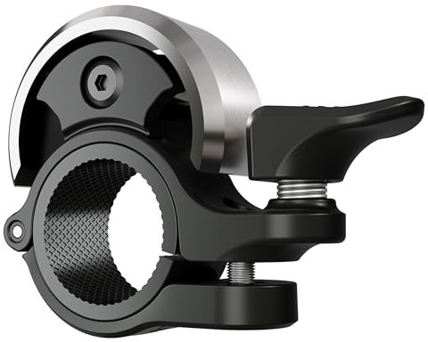 Greallthy Fahrradklingel, Mini Aluminiumlegierung Klingel Fahrrad Super laut Fahrrad klingel, 2025 Neue Aufrüstung Fahrradglocke für MTB Rennrad Ebike Mountainbike, 19-25.4 mm Lenker.