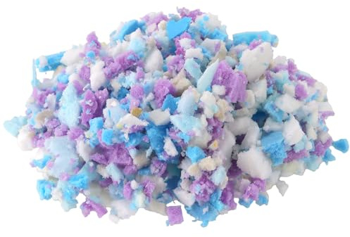 FUNSUEI 2.3kg Shredded Memory Foam Filling - Foam Crumbs for Bean Bag Chair, Couch, Bed, Pillow & Crafts, Soft & Comfortable