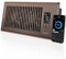 AC Infinity AIRTAP T4, Quiet Register Booster Fan with Thermostat Control. Brown Bronze Vent. Fits 4� x 10� Registers.