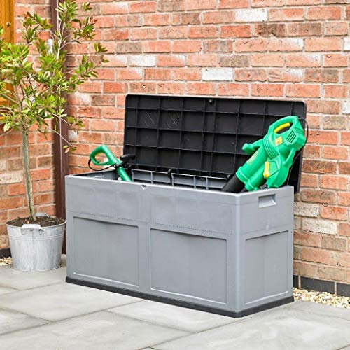 Toomax Kissenbox Multibox Trend Line Black Edition/Basalt Grey Behlter - Rechteckig, 119 cm x 46 cm x 60 cm, 320 L, Wasserfest, Lift-Off Deckel - Kofferraumbox, Kofferraumorganizer, Lagerbox