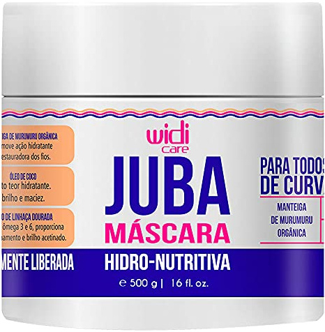 Juba Máscara Hidro-Nutritiva - Widi Care, Widi Care, Branco, Médio