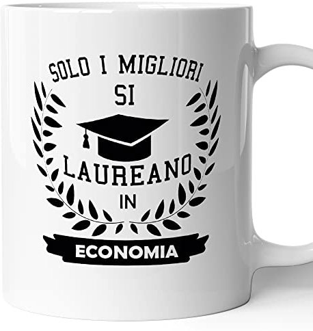 AL PRODUCTION Tazza Mug Solo I Migliori Si Laureano in Economia E Commercio