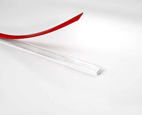 Staubdichtlippe für Glasbodenplatten doppelseitig klebend 25,00m x 6mm Schmutzlippe Kaminofen Ofen Heizkamin