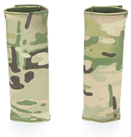 Zentauron Schulterpolster Lasercut MOLLE – Gepolsterte Trägerpolster für Plattenträger & Schutzwesten – Tactical Militär Gear – Modular mit Klett & IRR-sicher – Bundeswehr Polizei Outdoor Airsoft