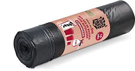 DIA SUPER PACO bolsa de basura con autocierre comunidad 120 lt rollo 10 uds