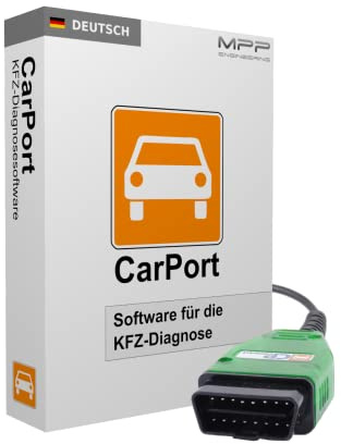 CarPort Profi-Edition CAN + KKL Diagnose Software für VW, Audi, Seat, Skoda ab Bj.1996 + Interface CP-Compact