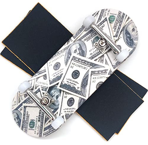 ishrunkthis 100 Dollar Bill - Wooden Pro Fingerboard Completes 34mm