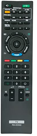VINABTY Mando a distancia RM-ED022 RM-ED035 RM-ED036 compatible con Sony LCD Bravia TV KDL-32BX400 KDL-40BX400 KDL-26EX301 KDL-32EX301 KDL-32EX401 KDL-37EX401