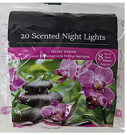 Pride Home & Garden PHG Fresh Scented Tealight Candle 8 Hour Burn Time | Long-Lasting Set Fancy Candles Decor Premium Quality (Velvet Orchid), One Size (PHG-FSTC_8HRS)
