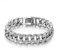 HSWYFCJY 13.5mm Kubanische Armband Iced Out Miami Silber überzogen Hip Hop Full CZ Diamant Armband für Männer,Länge 23cm