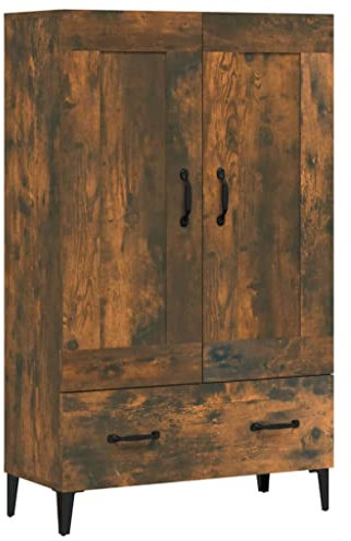 vidaXL Highboard Räuchereiche 70x31x115 cm Holzwerkstoff