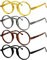 Eyekepper 4er-Pack Übergroße Rund Lesebrille für Herren Damen Vintage Lesehilfe mit Federscharniere +2.75