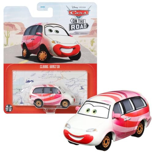 Mattel Fahrzeuge Racing Style | Disney Cars | Die Cast 1:55 Auto, Typ:Claire Gunz'er