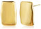 KISSPAT Gold Ohrstecker Ohrringe für Damen,Klobige rechteckige aus Sterlingsilber trendige große geometrische Ohrstecker aus 14-karätigem Gold leichte Statement Ohrringe