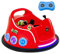 GOPLUS 12V Kinder Autoscooter, Elektro Bumper Car mit Fernbedienung, Joystick, blinkendem LED-Licht & Musik, Autoscooter mit 360 Grad Rotation & Vorwärts- und Rückwärtsfunktion (Rot)