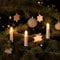 Außen Kerzen Lichterkette Original NARVA mit 20 Schaftkerzen Perlmutt 19 Meter warmweiß Tannenbaum Weihnachtsbaum Beleuchtung