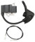 Ignition Coil for Leaf Blower BG56 BG86 BG86C SH86, Metal Rubber Replacement Ignition Coil Spark Plug 42414001307