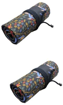 STOBOK 2 Stück 36-Fach- -farbhalter Tragbare Künstler-werkzeugaufbewahrung Sichere Roll-up- Und Bleistifttasche