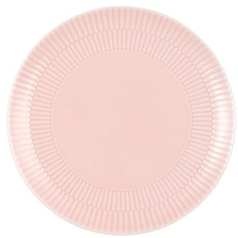 Seltmann Weiden Amina Rosé Frühstücksteller, 23 cm, Runder Kuchenteller mit dezentem Relief-Muster, Spülmaschinen- und Mikrowellenfest, Porzellan, Rosa