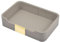 Luxuriöses Leder tablett Desktop Storage Catchall Organizer Dekoratives,Leder ablage,Tablett,umSchmuck,Uhren,Kosmetika,Schlüssel,Telefon,Portemonnaie,Grau