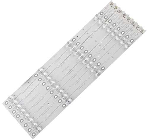 TUCANSBP Rétro-éclairage LED 32 pièces (4 TV), Compatible for Thomson 49HR330M04A2 49UD6596 TCL 49P3F L49P3CSF D49A620U B49A81S-UD L49P1-UD 4C-LB4904-HR07J (Color : 8pcs(1TV))