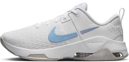 Nike Mujer Zoom Bella 6, Zapatillas de Entrenamiento, White Lt Armory Blue Lt Iron Ore, 41 EU