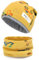 beifon Kinder Beanie Mütze & Loop Schal Set, 95% Baumwolle Mütze Schal Set Mädchen Jungen 2-8 Jahren, Schlauchschal Warme Wintermütze Strickmützen für Herbst Winter Frühling (Gelb)