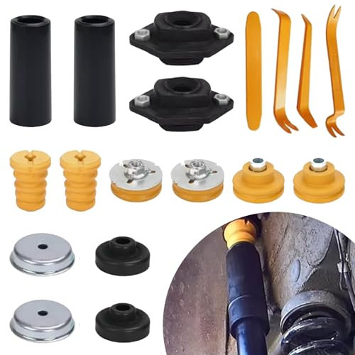 Amortisseur Arrière de Suspension Compatible avec Série 1 Série 3 X1 E81 E82 E84 E87 E88 E90 E91 E92 E93 33506771737 Kit de Réparation pour Parler de Jambe de Force - Joint D'amortisseur