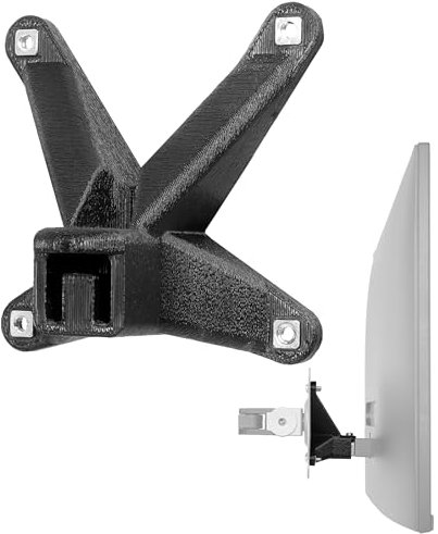 3IDEE Adaptador VESA compatible con Huawei MateView SE Standard Edition 24 Monitor – Soporte adaptador 75 x 75 mm – para monitores sin conexión VESA para montaje en un monitor o soporte de pared