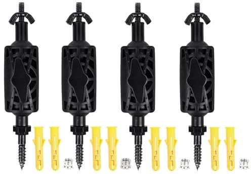 FYRTA Wildkamera Baumschraube Baumstativ Halter, Halterung für Wildkamera-Baum, 360° Verstellbare Jagdzubehörhalterung, Spielkamera Halterung, Jagdkamera Kit,4 Piece