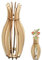 Vaso per fiori Lego, in legno, per bouquet, ideale per conservare rose Lego, girasole, narcisi, Lego