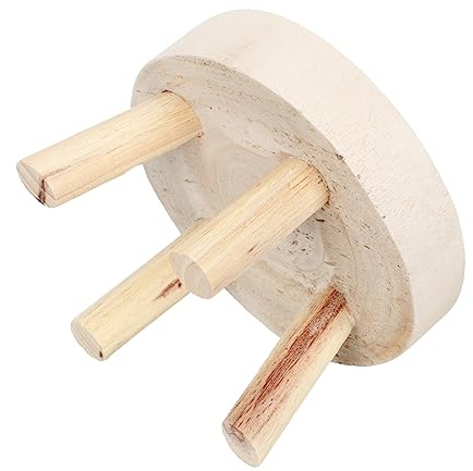 Toddmomy Blumentopfhocker für Innenbereich, Balkon und Garten | Stabiler Pflanzenständer, Hält Topfpflanzen Erhöht, Geeignet für Innenraum und Hof, Dunkles Holz