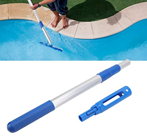 Sustvita poste telescópico para piscina, poste de aluminio desmontable profesional de 3 secciones para cepillos de vacío y redes skimmer