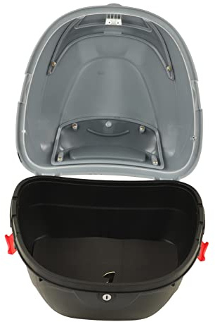 Tyenaza -Motorrad -Heck -Top -Kiste, Motorrad -Schwanzkoffer -Lagerhülle wasserdicht für Autocycle lockig