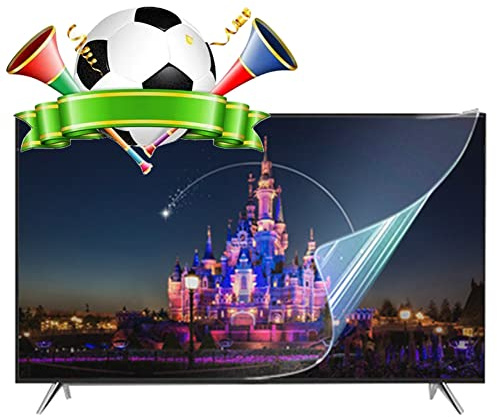 FHSLKXIM Ultra-Thin Tv Monitor Screen Protector, Anti-Blue Light, Anti-Glare, Multi-Functional Protective Cover, Easy To Install,85inch 1902x1089mm