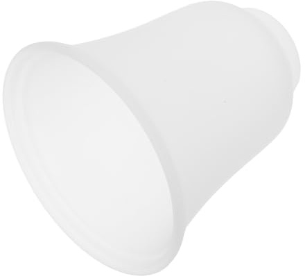 TOGEVAL Abat-Jour Dépoli En Forme De Cloche Remplacement Abat-Jour En Verre Pour Plafonnier Applique Murale Ou Suspension Éclairage Doux Pour Salon Chambre Et Salle À Manger