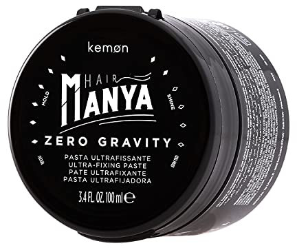 Kemon Hair Manya Zero Gravity - Modellierpaste für extra starken Halt, professionelle Styling-Pomade mit mattierenden Effekten für Ihn - 100 ml