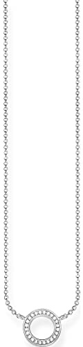 THOMAS SABO Kette ca. 40/42/45 cm 925 Sterlingsilber/Zirkonia weiß SCKE150207, 40cm