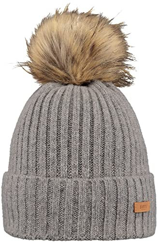 Barts Damen AUGUSTI Beanie Beanie-Mütze, Heather Grey, Uni