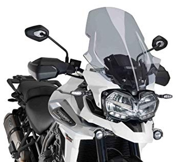 Puig 9613H Touring Windscreen improved wind protection, Smoke
