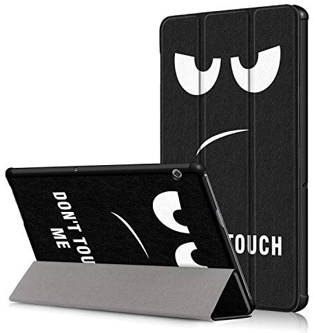XITODA Custodia per Huawei MediaPad T5 10 - Ultra Slim PU Pelle Protezione Smart Cover per Huawei Mediapad T5 10.1 Pollici 2018 Tablet Custodia con Funzione Stand(Occhio)